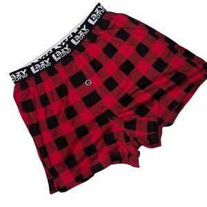 ☠️5/$20☠️ LAZY ONE | KIDS BEAR BUM PLAID BOXERS